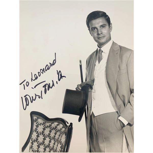 Louis Jourdan signed photo