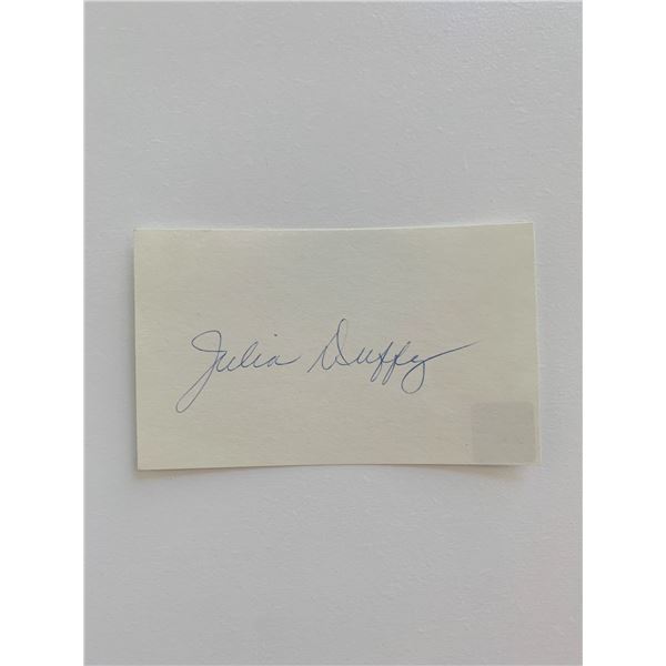 Julia Duffy original signature