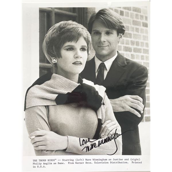 The Thorn Birds Mare Winningham signed movie photo