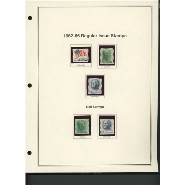 1962-66 Regular Issue and Coil Stamp Set