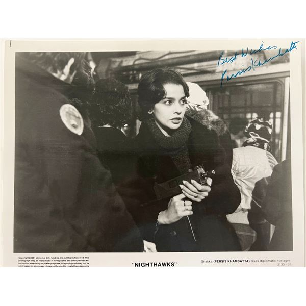 Nighthawks Perris Khambatta signed photo