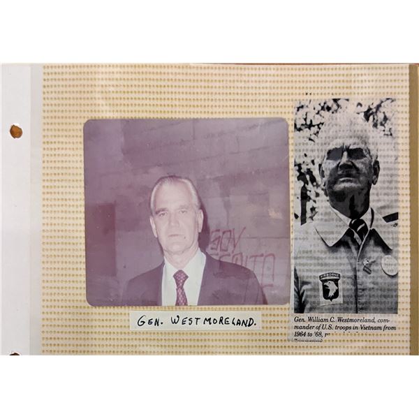 Gen. Westmoreland Original Photo