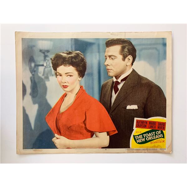The Toast of New Orleans original 1950 vintage lobby card