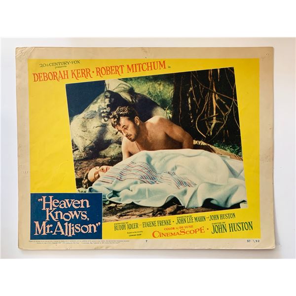 Heaven Knows, Mr. Allison original 1957 vintage lobby card