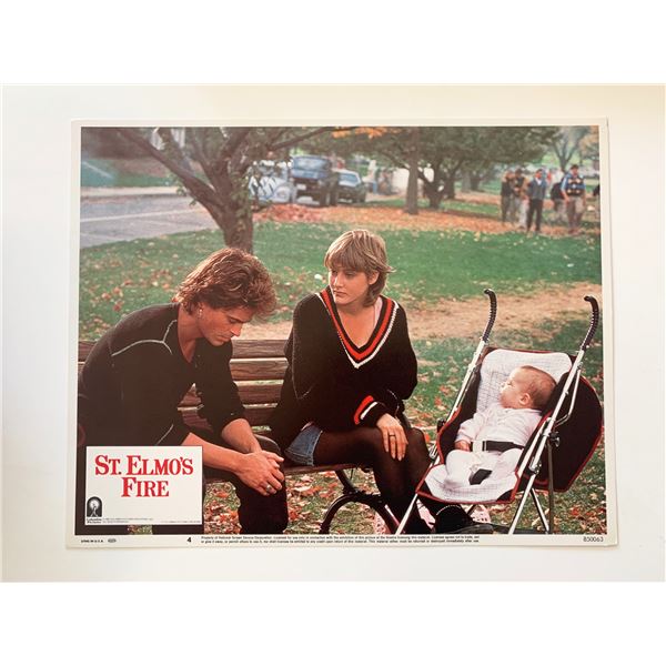 St. Elmo's Fire original 1985 vintage lobby card
