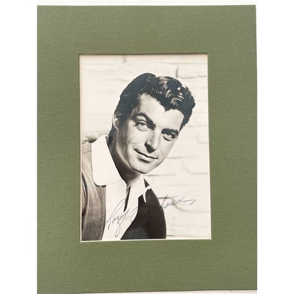 Rory Calhoun framed matted photo