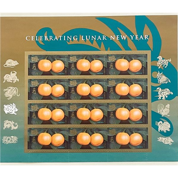 2011 Celebrating Lunar New Year stamp set of 12