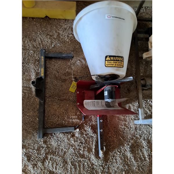 Worksaver ATV Broadcast Seeder