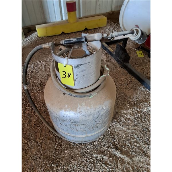 Propane Tank and Tiger Torch