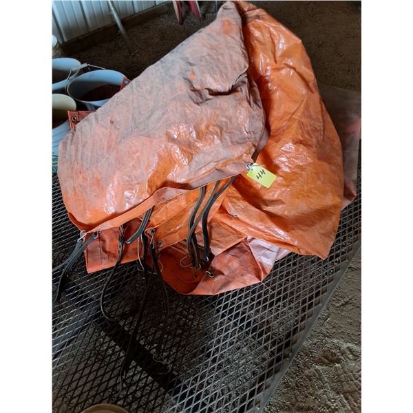 (2) Tarps with Bungee Cords