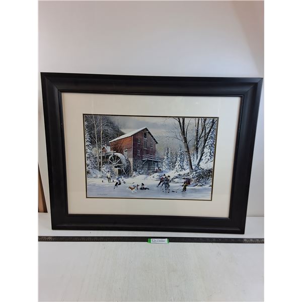 Framed Wall Art Print by D.R.Laird - 32" x 25" - Pickup Only