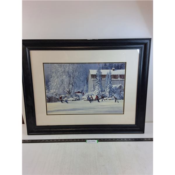 Framed Wall Art Print by D.R.Laird - 31" x 25" - Pickup Only