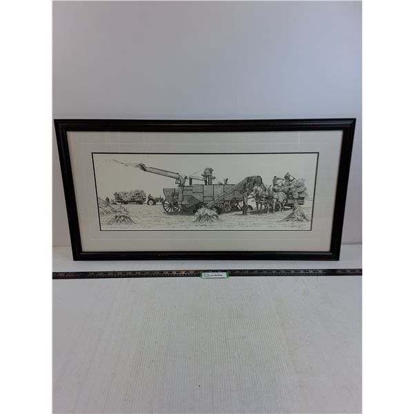 Framed Wall Art Print by Bernie Brown - 31" x 16" - Pickup Only