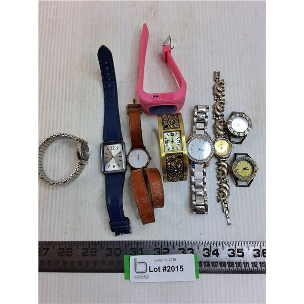 (9) Assorted Wrist Watches