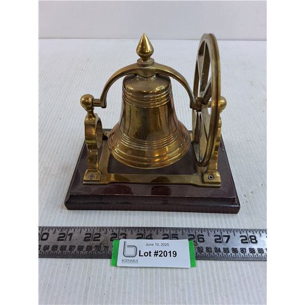 Table Decor Brass Bell - 7" x 7" x 5"