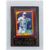 Image 3 : Kelly Gruber 1990 Score MLB Collector's Card Plaque - Authenticity Not Guaranteed, Vintage Clock - T