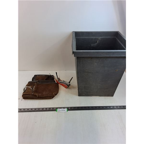 Plant Pot - 15" x 15" x 16", Leather Tool Pouch, Husky Multi-Tool - Pickup Only