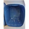 Image 3 : (2) Storage Bins (23" x 19" x 13" with Lid, 15" x 23" x 16")