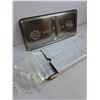 Image 2 : Metal Wall Art 18" x 8" "MGD & Harley Davidson", Case of Clear Bags 13" x 6" Folded