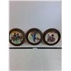 Image 1 : (3) Framed Stewart Sherwood Decorative Plates - 11" Dia