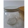Image 3 : Glass Jar, and Glass Mixing Bowl