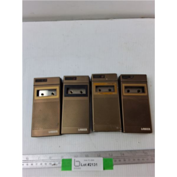 (4) Lanier Recorders - As Is