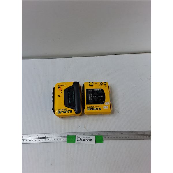 (2) Sony Walkman Sports