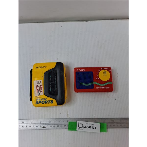 WalkMan Sony Sports, My First Sony