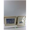 Image 1 : (2) Framed Pictures - Winter Start Gail Adams 14.5'' x 13'' , Summer Morning 11'' x 14''