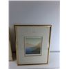Image 3 : (2) Framed Pictures - Winter Start Gail Adams 14.5'' x 13'' , Summer Morning 11'' x 14''