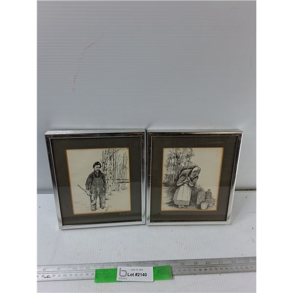 (2) Zadlowski Prints 7.5'' x 8.5''