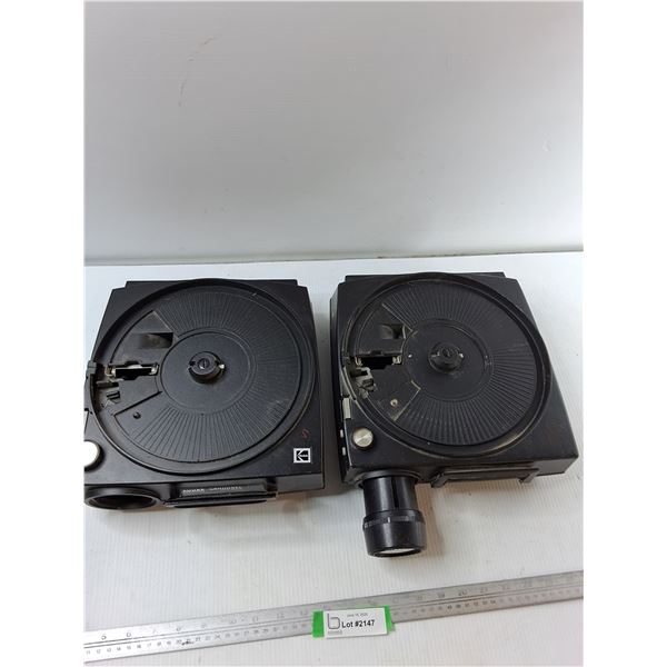 (2) Kodak Carousel Projector - Turns On