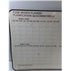 Image 2 : 4 Month Planner Dry Erase Board - 36'' x 24' CANNOT SHIP