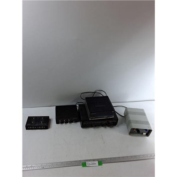 Teac AX-2 Mix-Down Panel, Sony Cassette Rewinder, Realistic Tape Control Centre, Misc - As Is