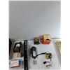 Image 3 : Assorted Items, Toshiba Headphone Box, Hammond Transformers,TV Bracket, Misc - As Is