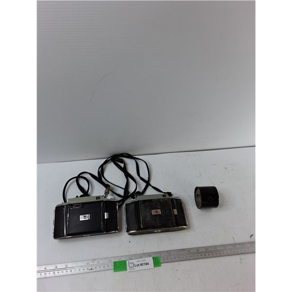 (2) Kodak Cameras, Royal Telescoping Lens - As Is