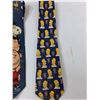 Image 4 : (3) Ties - Looney Toons, Charlie Brown, Homer Simpson