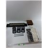 Image 1 : (3) Calculators, DiscWasher, Scott Remote And Manual, Misc