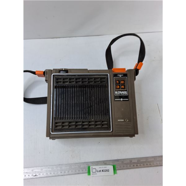 8 Track Tape Player - As Is