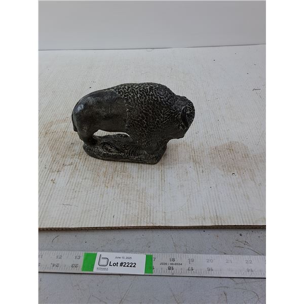 The Wolf Sculptures Carved Buffalo