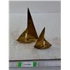 Image 1 : Brass Sailboats