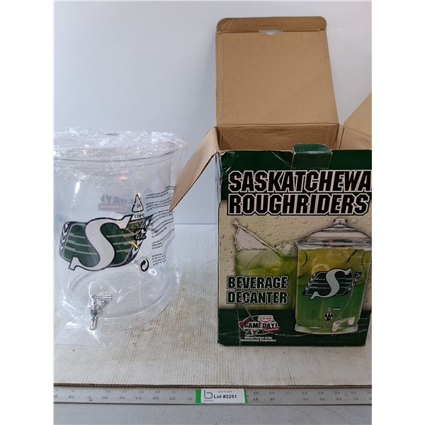 Saskatchewan Roughriders Beverage Decanter