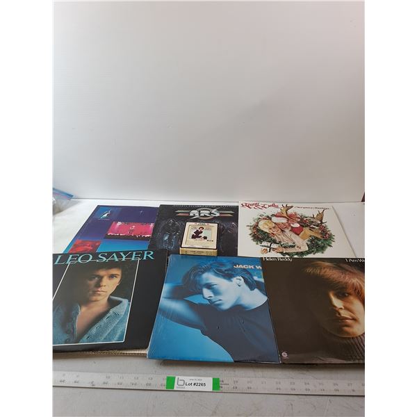 (6) Records and 8 Track Tape- Leo Sayer, Tom Jones and others