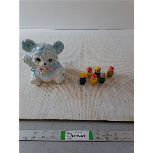 Dog Candy Dish and FP Little People