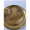 Image 2 : Brass Plated (plate) with Fox on It