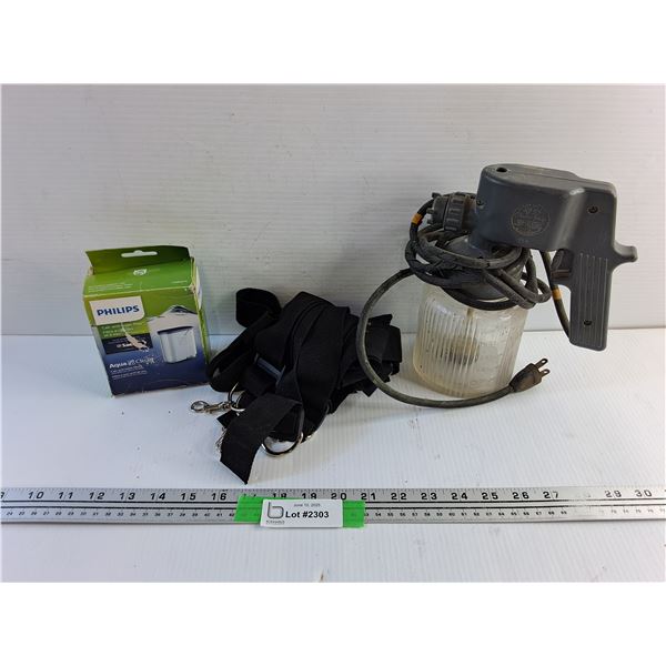 Electra Spray Gun, Harness and Philips Calc and Water Filter