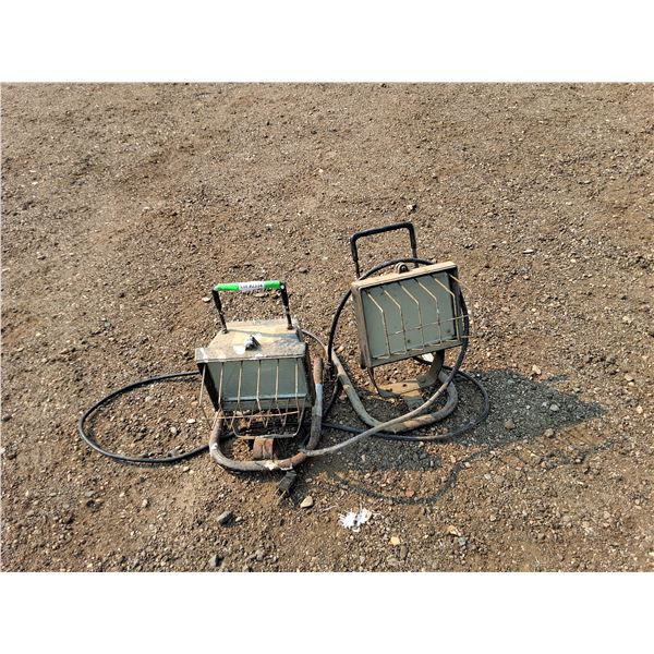 ** (2) Halogen Work Lamps - As Is