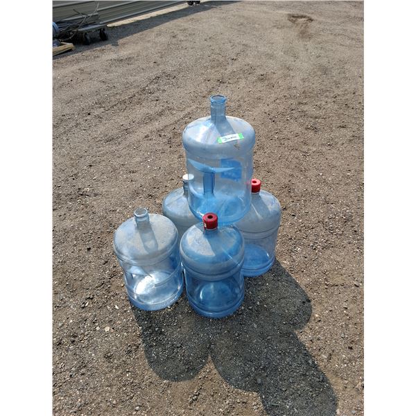 ** (5) 18.9L Water Jugs- Cannot Ship