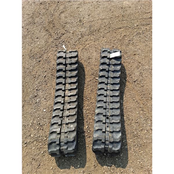 ** (2) Small Equipment Rubber Tracks- Cannot Ship