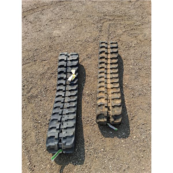 ** (2) Small Equipment Rubber Tracks- Cannot Ship